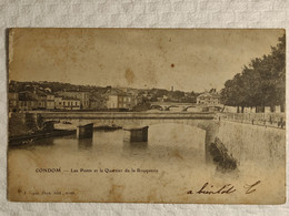 CONDOM - Les Ponts & Le Quartier De La Bouquerie - CPA - CP - Carte Postale - Condom