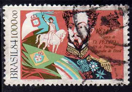 BRAZIL BRASIL BRASILE BRÉSIL 1984 DON PEDRO I (IV OF PORTUGAL) 1000cr USED USATO OBLITERE' - Used Stamps