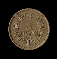 LAVRILLIER - GOUVERNEMENT PROVISOIRE - CUPRO ALUMINIUM - 5 F 1945 TTB+ - 5 Francs