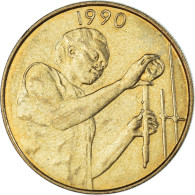 Monnaie, États De L'Afrique Centrale, 25 Francs, 1990 - República Centroafricana