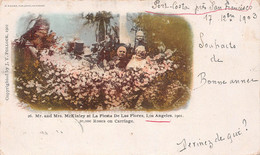 ETATS-UNIS - CA - California - Los Angeles - Mr. And Mrs William McKinley At La Fiesta De Las Flores, 1901 - President - Los Angeles