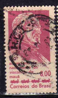 BRAZIL BRASIL BRASILE BRÉSIL 1963 VISCOUNT DE MAUA  8cr USED USATO OBLITERE' - Used Stamps