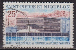Batiment - SAINT PIERRE ET MIQUELON - La Trésorerie - N° 387 - 1969 - Used Stamps