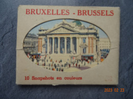 "  BRUSSEL  "  BOEKJE MET 10 CP/PK     9,5   X  7,5 Cm - Sets And Collections