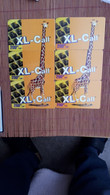 Puzzle Giraf XL-Call  2 Sets  Different Colors Edition Used Rare - [2] Prepaid & Refill Cards