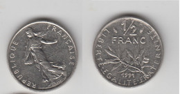 1/2 FR 1991 - SEMEUSE - 1/2 Franc