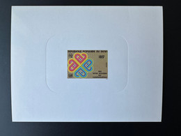 Benin 1983 Mi. 315 Epreuve De Luxe Proof Année Mondiale Des Communications - Benin - Dahomey (1960-...)