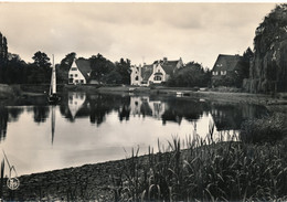 SINT MARTENS LATEM  -  LEIEBOCHT MET OUDE SINT BAAFS ABDIJHOEVE   FOTOKAART        2 SCANS - Sint-Martens-Latem