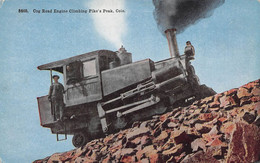 ETATS-UNIS - CO - Colorado - Cog Road Engine Climbing Pike's Peak - Sonstige & Ohne Zuordnung