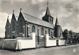 SINT MARTENS LATEM  -  SINT MARTINUSKERK   TOREN    FOTOKAART   2 SCANS - Sint-Martens-Latem