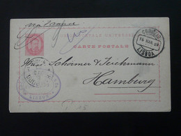 Entier Postal Stationery Portugal 1889 - Storia Postale