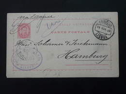 Entier Postal Stationery Portugal 1889 - Cartas & Documentos