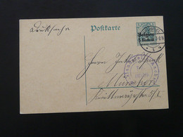 Entier Postal Stationery Occupation Allemande En Belgique 1915 - German Occupation