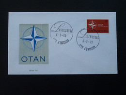 FDC OTAN NATO Luxembourg 1969 - Lettres & Documents
