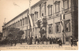 VOYAGE DU PRESIDENT DE LA REPUBLIQUE EN ITALIE LE SERVICE D'ORDRE DANS LES PARAGES - Recepties