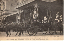 VOYAGE DU PRESIDENT DE LA REPUBLIQUE EN ITALIE GARE DE ROME - Empfänge