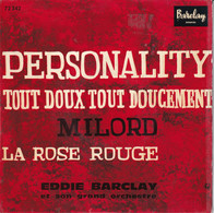 EDDIE BARCLAY ET SON ORCHESTRE   - FR EP  - PERSONALITY + 3 - Jazz