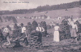 Les Ponts De Martel NE, Les Tourbières, La Récolte De La Tourbe (16.8.1909) - Ponts-de-Martel