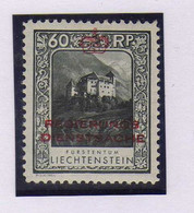 Liechtenstein -1932-   Service 60  R. Surcharge -  Neuf*  - MLH - Dienstmarken