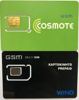 GREECE : GSM :  2 SIM CARDS As Pictured MINT (lot 2) - Griechenland