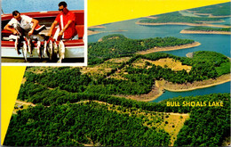 Arkansas Bull Shoals Lake Aerial View And Fishing Scene - Other & Unclassified