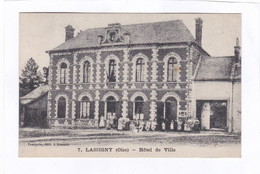 CPA :  14 X 9  -  LASSIGNY  -  Hôtel  De  Ville - Lassigny