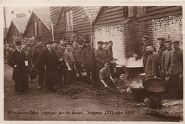 BELGIQUE - Prisonniers Alliés Employés Par Les Boches - Soignies - 1918 - Carte Postale Ancienne - - Soignies