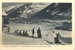 74 CHAMONIX MONT BLANC SPORTS D HIVER Vue Générale De La Piste De Luges Editeur Braun Numéro 12009 - Sports D'hiver