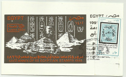 EGS31551 Egypt 1991 FDC / FDI Philatelic Exhibition On Brouchor Of The Exhibition - Storia Postale