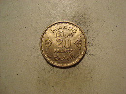 MONNAIE MAROC 20 FRANCS 1952 / 1371 - Maroc