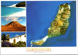 (4 Oø 25) Spain Posted To Australia  - Fuerteventura Canary Islands (butterfly Stamp) - 17x12 Cm - Fuerteventura