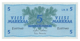 FINLAND - 5 Markkaa - 1963 - P 99 - Unc. - Suomen Pankki - Finlands Bank - Finland