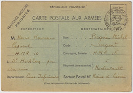 FRANCE - 1940 (12 Juin) - Carte FM Oblitérée De SAINT-HERBLON, Loire-Inférieure - TB - Oorlog 1939-45