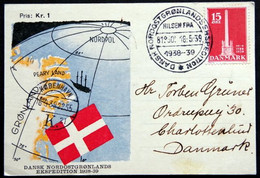 Greenland 1939 Danish North-East Greenland Expedition - Peary Land Interesting Postcard(parti 776) - Lettres & Documents