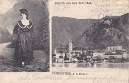 GRUSS AUS DER WACHAU - DURENSTEIN A.D. DONAU 1905 - Wachau