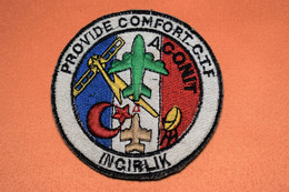 PATCH GUERRE DU GOLFE PROVIDE COMFORT ACONIT C.T.F BASE AERIENNE INCIRLIK (1) AVIATION - Aviation