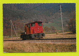 Suisse TRAIN Ligne Neuchâtel Les Verrières DRAISINE Des CCF VOIR DOS Carte Postale Optique Sociale Genlis N°9082 N°10A - Les Verrières