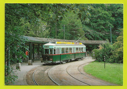 Belgique TERVUREN Tram Tramway Ligne 44 STIB En 1990 VOIR ZOOM PUB Chocolat Côte D'Or Café Jacqumotte VOIR DOS - Tervuren