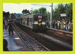78 LOUVECIENNES Arrivée Du Dernier Train De Banlieue Rame Standard Avec Drapeaux Le 1er Oct 1978 VOIR DOS - Louveciennes