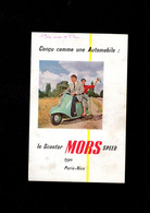 (moto Scooter ) Le Scooter MORS SPEED   (SICVAM, Paris)  (PPP40928) - Motos