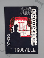 #VP94 - CASINO De Trouville - Programme De 1951- Mozart De Sacha GUITRY - Comédie En 3 Actes - Programme