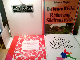 Konvolut: 4 Diverse Bände über Wein. Wissenswertes Und Nützliches /Lexika. - Essen & Trinken