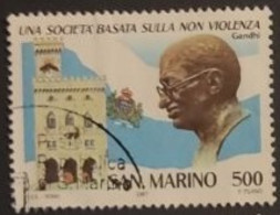 SAN MARINO 1987 L'UOMO E LA SOCIETA' - Usati