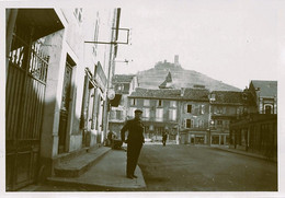 St Céré * Place Et Commerces Du Village * Photo Ancienne 8.8x6cm - Saint-Céré