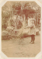 Landau Ancien * Thème Pram Kinderwagen Enfant Bébé Poussette * Photo Ancienne 11x7.8cm - Sonstige & Ohne Zuordnung