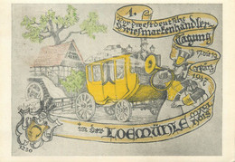 Postal Services Postal Coach 1947 Loemuhle Postkarte 10 X 15 Cm - Poste & Facteurs