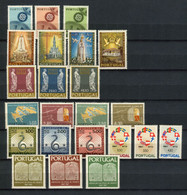 Portugal - 1967 - MNH ** - Complete Year Set - Mi1026/1048 - Cv € 52,50 - Annate Complete