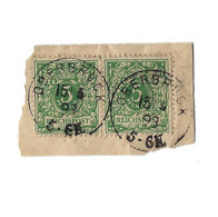 Oblitération  "Oberbrück" Sur Aigle.(Allemagne 46).Paire. - Used Stamps