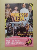 Flyer La Nuit Du Printemps. Zénith De Toulouse, 24 Mars 2023 : Princesses Leya, Thom Souyeur, Les Petits Gregory - Programmes