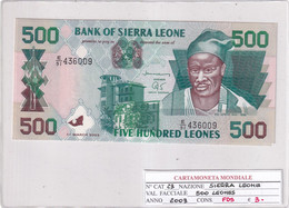 SIERRA LEONE 500 LEONES 2003 P 23 - Sierra Leona